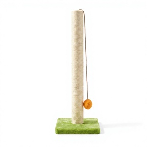 Poteau à griffes Amistar en bois de haute qualité, style classique, 90 cm de haut, à 1 niveau, pour chats et chatons de toutes races et tailles - Product Image 1