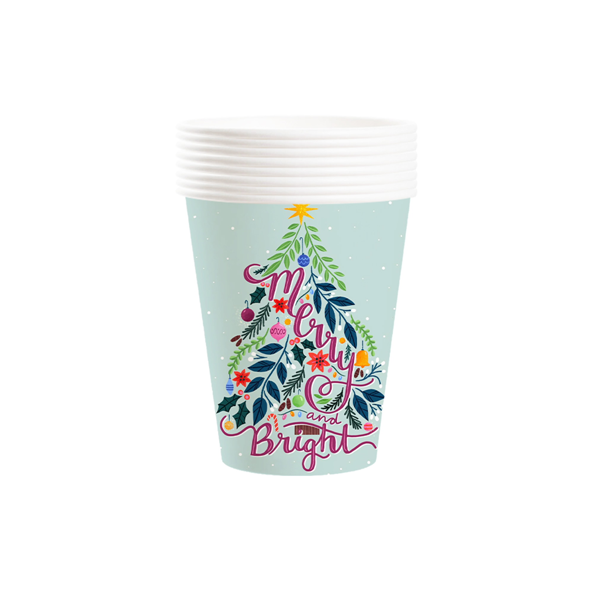 Vaso de papel de 9 oz * 8 unidades