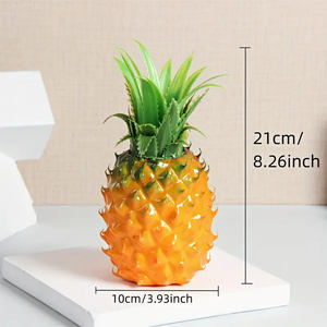 <span class=keywords><strong>Faux</strong></span> <span class=keywords><strong>ananas</strong></span> de fruits artificiels réalistes pour la décoration de fête de table d'armoire à la maison pour Halloween et Noël - Product Image 2