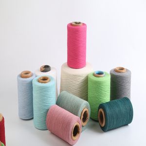 Fil de coton polyester recyclé en gros 14/1 16/1 20/1, prix, teinture, motif, tricot - Product Image 4