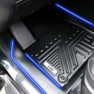 Ensemble complet à prix avantageux, tapis de voiture TPO/TPE 5D 3 pièces hautement imperméables, utilisés pour Toyota Camry 2018 - Product Image 2