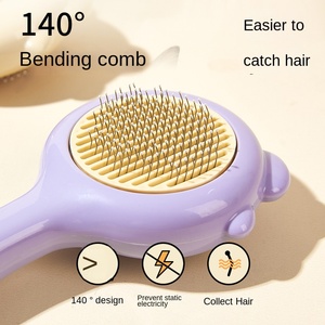 หวีสำหรับแมว หวีสำหรับสุนัขแบบพกพาอัตโนมัติเพื่อความงาม ใช้งานง่ายเพียงคลิกเดียว - Product Image 5