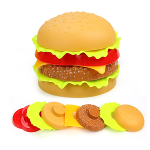 Nuevo <span class=keywords><strong>Juguete</strong></span> Educativo de Simulación, Juego de Imitación, Juguetes de Cocina para Niños, Comida, Postre, Helado, Pastel, Hamburguesa, Cubiertos - Product Image 4