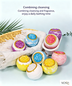 Explosive Sea Salt Crystal Bath Salt Balls 100g Bath Bombs Oil <b>Control</b> Aromatherapy Bubble Bath Essential Oil - Product Image 5