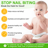 Soin des ongles de marque privée, stylo sérum pour arrêter de se ronger les ongles, liquide naturel et amer de longue durée pour enfants