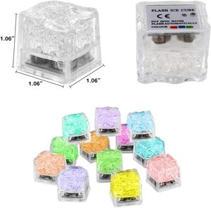 Logo personnalisé, couleur, taille, qualité alimentaire, design moderne, cube <span class=keywords><strong>de</strong></span> glace LED à 7 couleurs lumineuses activées par l'eau pour France Max & <span class=keywords><strong>Jack</strong></span>'s - Product Image 3
