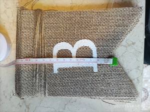 JOYEUX <span class=keywords><strong>ANNIVERSAIRE</strong></span> Toile De Jute Jute Bannière Drapeau Bébé Fille Garçon Baptême Décorations Fête Célébration Déco Mur Fond - Product Image 3