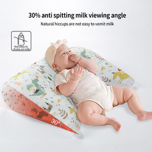 Vente <span class=keywords><strong>en</strong></span> gros oreiller de couchage pour bébé oreiller de formation tête haute anti crachats d'échappement de lait artefact d'alimentation néonatale oreiller pour bébé - Product Image 3