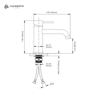 Dễ dàng cài đặt bồn rửa <span class=keywords><strong>Mixer</strong></span> ngay lập tức UPC nước nóng tap rửa máy trộn cupc vòi nước lưu vực <span class=keywords><strong>Mixer</strong></span> cho phòng tắm lưu vực tapware - Product Image 4