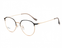 Lunettes de vue en titane non magnétique de qualité supérieure, style rétro classique, monture ronde, fabrication artisanale, montures optiques personnalisées