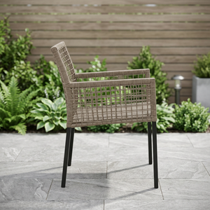 เก้าอี้สวนหวายร่วมสมัยขาเรียว - เฟอร์นิเจอร์กลางแจ้งที่ทนทาน - Product Image 3