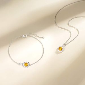 Infinity Pendant <b>Necklace</b> Sterling Silver Topaz Birthstone For Women Anniversary Birthday Gift - Product Image 2
