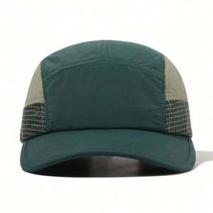 Casquette de sport imperméable et tendance pour activités de plein air, chapeau de camping en nylon à séchage rapide, casquette de pêche à 5 panneaux - Product Image 2