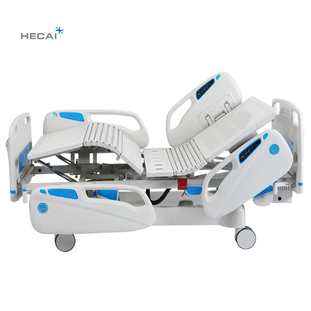 Hecai सस्ते 2 3 5 बहु कार्यों रिमोट कंट्रोल बिजली चिकित्सा नर्सिंग क्लिनिक आईसीयू अस्पताल के बिस्तर के लिए फर्नीचर कीमतों इस्तेमाल किया बिक्री
