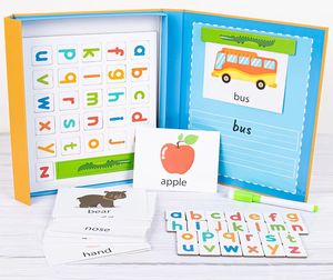 <span class=keywords><strong>Livre</strong></span> d'apprentissage magnétique de l'alphabet en gros, livres de puzzle pour apprendre l'anglais, jouets éducatifs pour bébés et tout-petits - Product Image 3