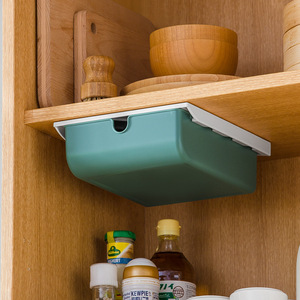 Office Organizer <b>Drawer</b> Under Desk Rectangle Elegant White Wall Mounted Type <b>Storage</b> <b>Box</b> for Office Desktop Supplies - Product Image 4