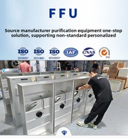 Unité de filtration à courant continu médical HEPA FFU 1000 CMH, efficacité 99,99 %, fabriquée en Chine