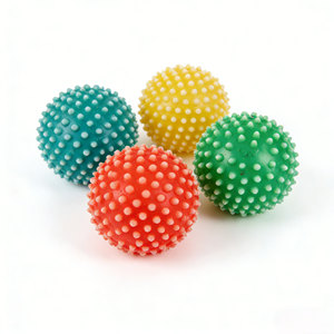 Juguetes Divertidos para Perros, Pelota de Vinilo con Púas, Juego Interactivo de Lanzar y Recoger, para Perros Pequeños y Medianos, para Masticar y Jugar - Product Image 4