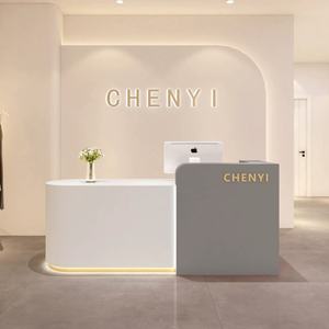 Zxm Colorful <b>Reception</b> <b>Desk</b> Hotel Counter Clothing Store Modern Counter Shop Beauty Salon Cashier Counter <b>for</b> <b>Sale</b> - Product Image 5