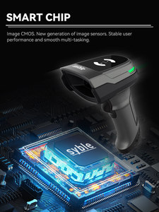 Escáner de código de barras de mano inalámbrico con dongle <span class=keywords><strong>USB</strong></span>, comprobador de precios 2D de supermercado, artículo nuevo, Syble, 2000 - Product Image 2