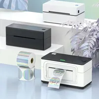 Étiquettes autocollantes personnalisées en vinyle thermique holographique argenté, résistantes à l'eau, impression UV, emballage sur mesure