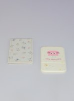 Miroir de poche pliable en cuir PU Winway, logo personnalisé, petit miroir de maquillage de bureau pour les voyages, miroir de poche carré