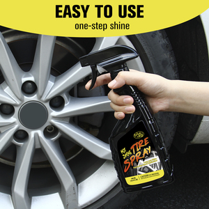 500ML Neumático Brillo Espuma Coche Pulido Neumático Shiner Protector Limpieza Neumático Brillo Spray - Product Image 3