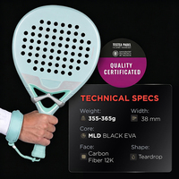 Raket Pickleball Tahan Lama 2 Raket 4 Bola Outdoor Terbaik untuk Pemula Pro Set Raket Pickleball Ringan dari Serat Karbon