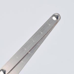 Calibrador de Microblading de Acero Inoxidable, Regla de Medición de Cejas con Proporción Áurea para Herramienta de Mapeo de Cejas PMU - Product Image 3