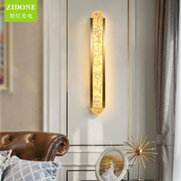 Applique murale LED décorative de luxe pour chambre à coucher, chevet, dressing, couloir, intérieur