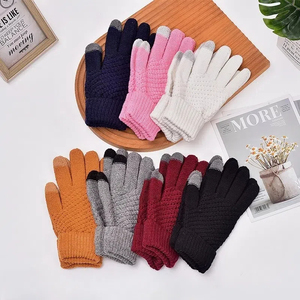 Gants de <span class=keywords><strong>Ski</strong></span> d'<span class=keywords><strong>Hiver</strong></span> Chauds Mixtes à Doigts Complets en Mélange de Polyester avec Élastique pour Écran Tactile, Idéaux pour l'Extérieur et le Cyclisme - Product Image 1