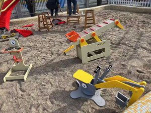 Moetry Kinder-Sandsieb-Spielsets PE-Board Hochwertig Umweltfreundlich CE-Zertifiziert Innen- und Außenspielplatzausrüstung Vorschule - Product Image 4