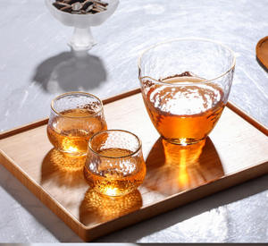 Ensemble de tasses à thé japonaises martelées de style Yachiyo <span class=keywords><strong>Toyo</strong></span> Sasaki, créatives, à bordure dorée, ciel étoilé bleu, petites tasses à thé - Product Image 4