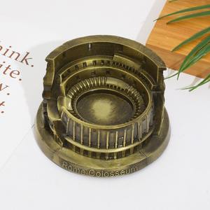 Nuevo Cenicero de Metal del Coliseo Romano, modelo de artesanías de bronce con decoración creativa para lugares escénicos, recuerdos turísticos - Product Image 5