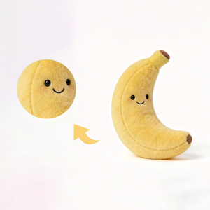 Almohadas de Peluche de Plátano Simuladas Personalizadas al por Mayor, Lindos Juguetes de Peluche de Plátano, Nuevo Diseño - Product Image 2