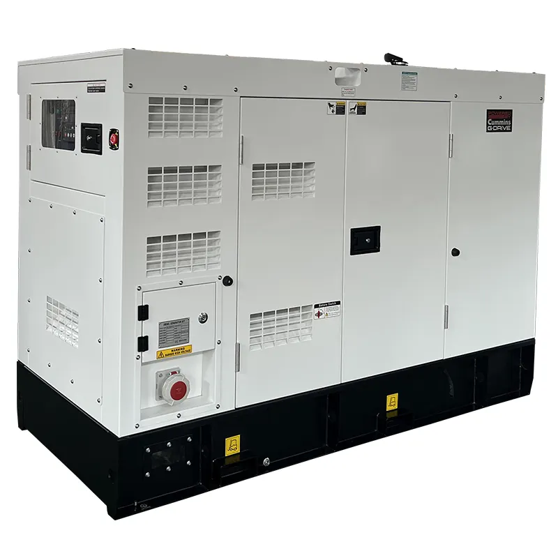 New Cummins Soundproofed Diesel Generator with Cummins Engine Model 4BTA3.9-G2 Rate Output 50kVA for Building