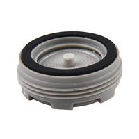 Aérateur de robinet cylindrique en cuivre/plastique pour évier de cuisine et robinets de lavabo avec fonctions anti-éclaboussures et anti-cheveux