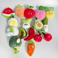 Avocado knuffel zacht katoenen sleutelhanger tas hanger Kawaii pop cartoon fruit gevuld kinder verjaardagscadeau