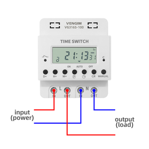 VG316S <b>Timer</b> 220V 60A-100A, Digital <b>Timer</b> Switch Relay, Weekly 7 Days Electronic Programmable <b>Timer</b> L26 - Product Image 4