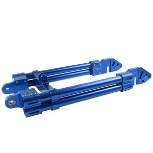 Nuevo Brazo Oscilante para <span class=keywords><strong>Motor</strong></span> de Vehículo Eléctrico, Modificación/Actualización, Doble Tubo, Aleación de Aluminio CNC Reforzada, Horquilla Plana Ajustable - Product Image 3