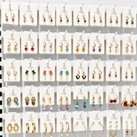 Groothandel 18K PVD vergulde roestvrijstalen emaille charme oorringen schattige dieren fruit mode sieraden voor vrouwen meisjes