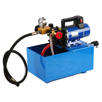 Equipo de Prueba de Presión Hidráulica en Oferta, Tanque de Agua Portátil de Acero, Bomba Hidráulica Eléctrica para Pruebas