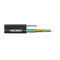 Gambar 8 Kabel Fiber Optik Luar Ruangan Tipe Aerial Drop 24 48 96 144 288 Core GYTC8S dengan Kawat Baja Terpilin dan Pita Baja