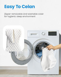 Handgemachtes H-förmiges Memory Foam-Knie kissen mit riemen körperspezifischem Bein kissen für Seitens chläfer und Ischias-Schmerz linderung - Product Image 4