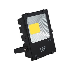5054 Foco de luz de pared para exteriores LED Reflector negro SMD2835 Aluminio IP66 para paisaje 50W 100W 150W 200W Opciones CRI 80 - Product Image 1