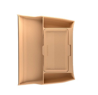 Pour l'équation léopard 8 2025 contrôle Central couche inférieure boîte de rangement voiture accoudoir boîte boîte de rangement Silicone anti-poussière boîte de confidentialité