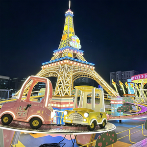 <span class=keywords><strong>Tren</strong></span> de Parque Temático al Aire Libre con Diseño de Acero Estilo París con Luces LED Brillantes para Uso en Centros Comerciales - Product Image 6