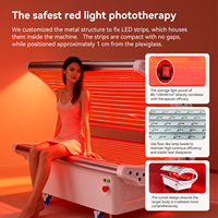 Cama de Terapia de Luz Roja e Infrarroja Cercana de Cuerpo Completo para Uso Comercial 660nm 850nm, Dispositivo No Invasivo para Contorno Corporal y Recuperación Muscular