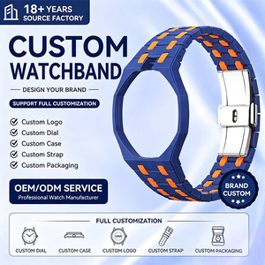 Bracelet de rechange en caoutchouc biocéramique et silicone pour montres <span class=keywords><strong>Swatch</strong></span> X AP Royal Pop – Vente en gros - Product Image 1