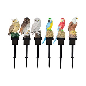 Luces Solares de Jardín con Forma de Aves, Decorativas para Exteriores, con Diseño de Búho, Loro y Águila, para Jardín y Paisajismo - Product Image 1
